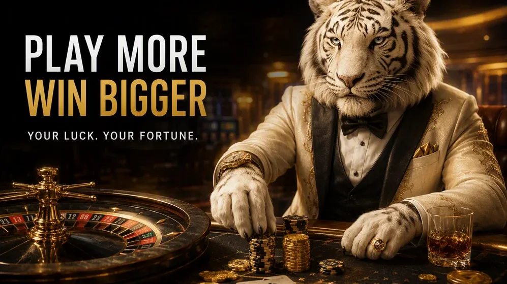 Casino dashboard with AUD balance and icons